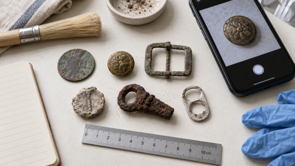 How to Identify Metal Detecting Finds